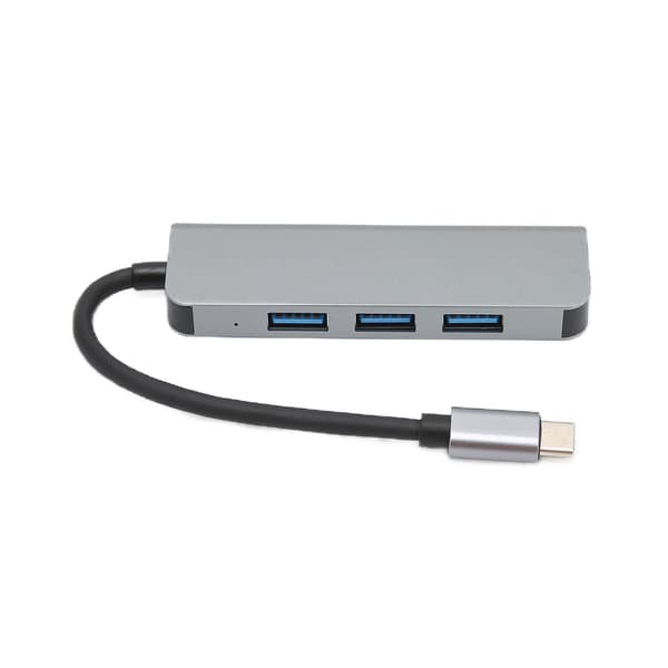 Udvidelsesdock Multifunktionel Mini Aluminiumlegering 4 I 1 Multi Splitter Dockingstation til Bærbare Computere