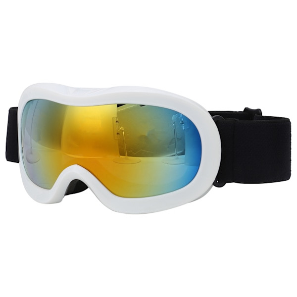 Barn Ski Snowboard Goggles Dobbellags linser Anti-Fog UV-beskyttelse Snow Goggles (Hvite)