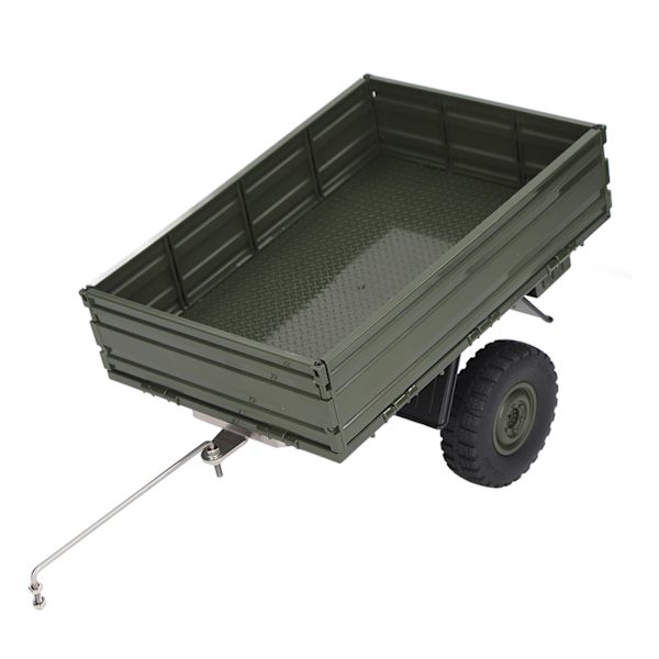 RC Car Trailer Fjärrkontroll Lasthållare för P06 Unimog Modell RC Bil Reservdelar Tillbehör Grön