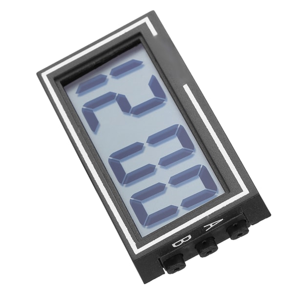 Auto Bil Dashboard Skrivbord Digital klocka Tid Datum LCD-skärm Självhäftande fäste