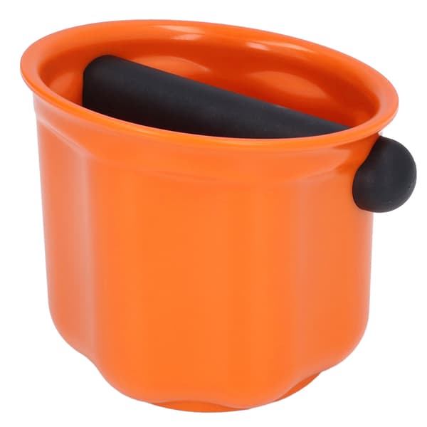 Kaffe Knock Box Stødabsorberende Holdbar Kaffe Dump Bin Cafe Tilbehør til Kaffegrums Orange