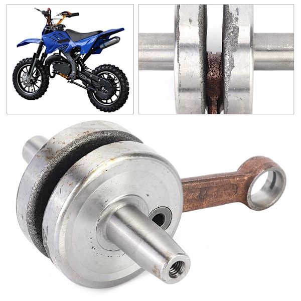 Metallvevaxel Vevaxel Passar för 47cc 49cc Mini Dirt Bike ATV Praktiskt Tillbehör