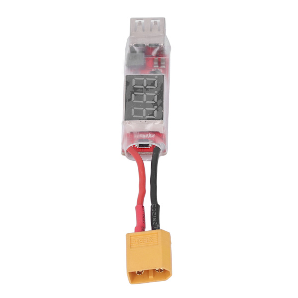 2-6S XT60 - USB-lataussovitin Lipo-akusta matkapuhelimen lataussovitinkorttiin jännitteen suojauksella