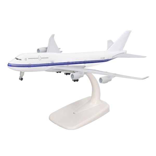 Delicate Diecast Airliner Model Alloy Simulated Passenger Plane Model with Stand for Kid Adult 7.9 Inch