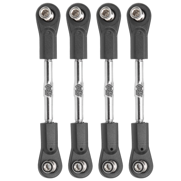 4 stk 77‑87 mm justerbar M4-skruestyringsservotrækstang forbindelsesstang til 1/8 RC-bil
