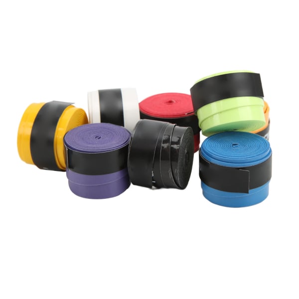 8 stk Tennisketcher Grip Tape Badminton Overgrip Tape Svedabsorberende til sportsudstyr Fiskestang Jump Rope Grip