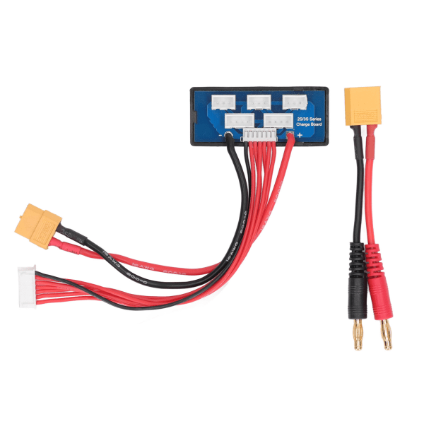 Parallel opladningstavle XT60 banan 2S 3S batteri balanceoplader udvidelsesadapter