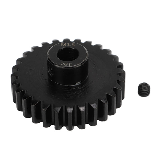 1:5 skala RC bilväxel med M5 grubskruv Fjärrkontroll Bilmotorväxelbyte M1,5 8mm inre hål 28T