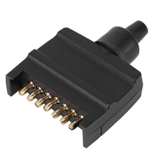 Australsk 7-pins flat hannhengerkontakt adapter for campingvognhenger
