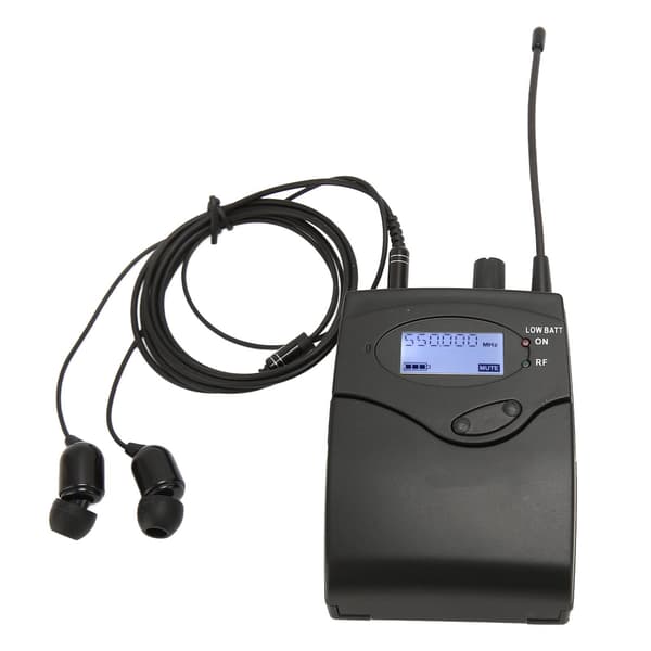 Bodypack-mottaker 550 til 580MHz Stereo øretelefonmonitor-mottaker for bandscene-studio