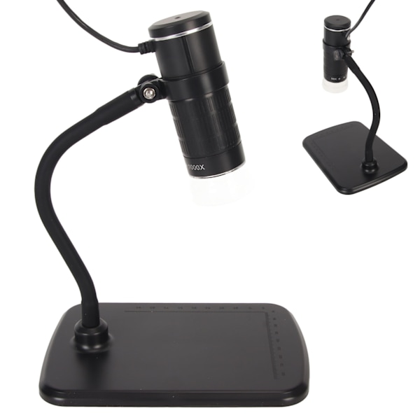 3-i-1 USB Digital Mikroskop med Stativ 50 til 1000X 640x480 Håndholdt USB HD Inspeksjonskamera for Android for Windows