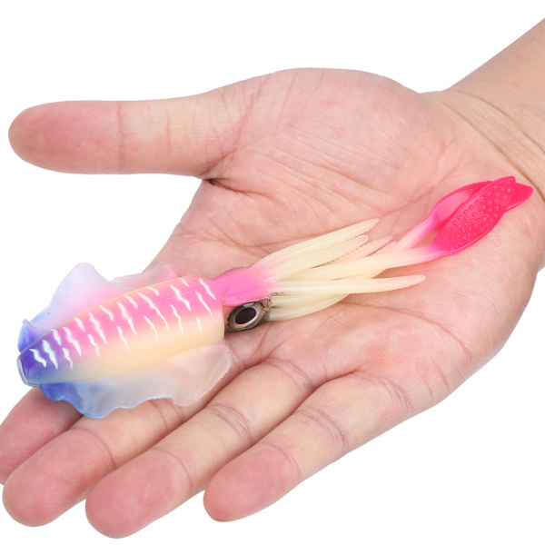 20G fiske kunstig blekksprut myk lokke naturtro PVC-simuleringsagn uten krok