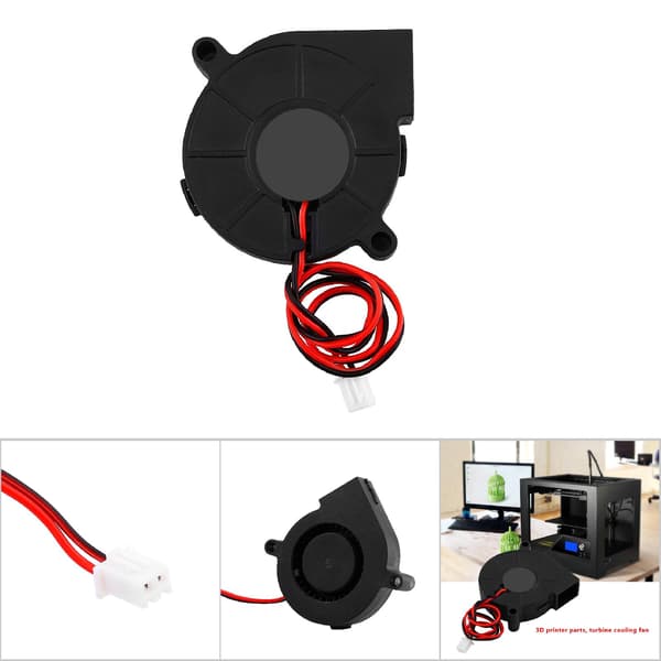 50*15mm Blæse Radial Køleventilator Turbofan Køler Kit Tilbehør til 3D Printer DC 12V