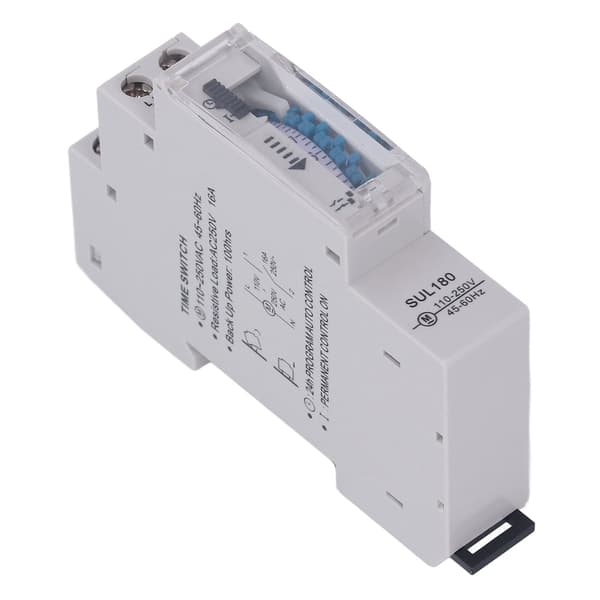 Tidsafbryder Mekanisk Timer Vandtæt 24 Timers Controller 110-250VAC til Lysmotor