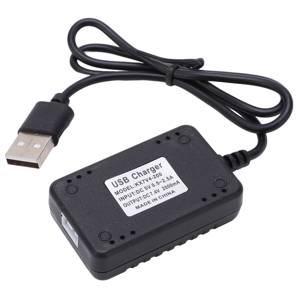 RC USB laturikaapeli DC 7.4V 2000mA lähtö Täysi suojaus WLtoys 144001 104001 Kaukosäädin Auto