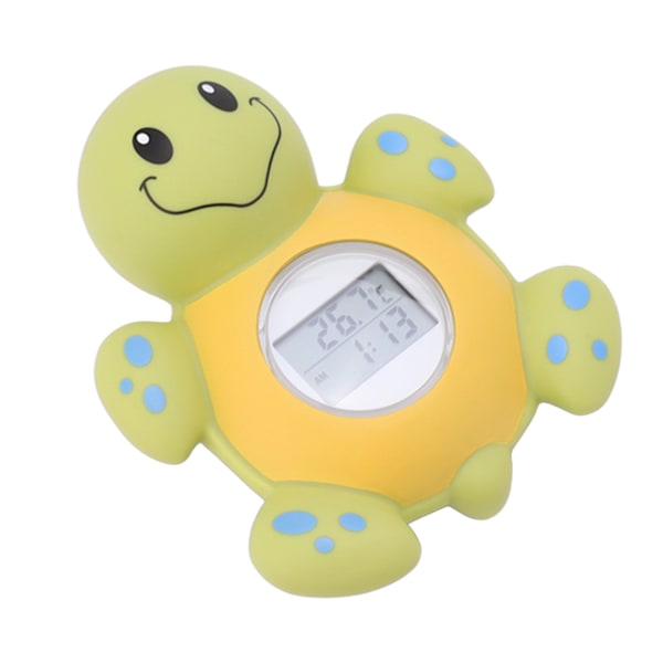 Baby Bad Termometer Smart Cartoon Söt Sköldpadda Badrum Multifunktionell Vatten Termometer