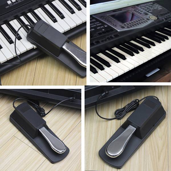Elektronisk keyboard Sustain Pedal-dæmper til tilbehør til digitalt klaverinstrument