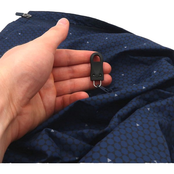 Lynlåsreparationssæt - 10 pakker, 35 mm lang, stikbar, erstatningsskyder til jakker