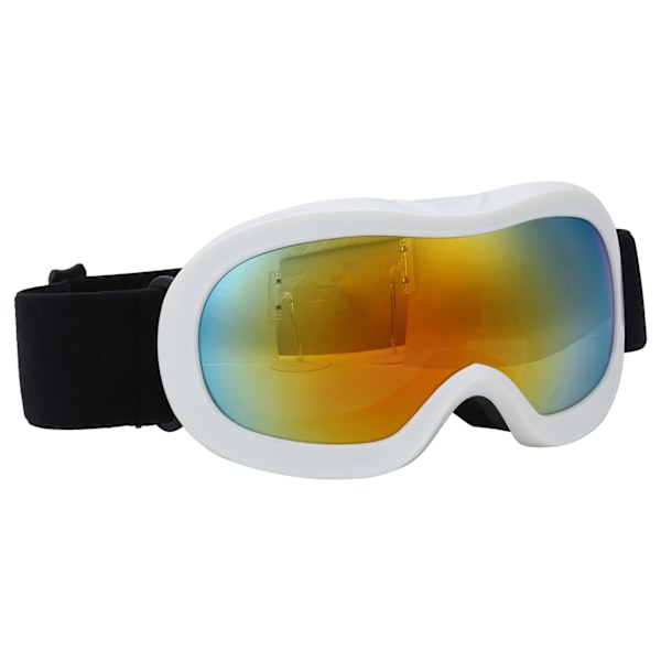 Barn Ski Snowboard Goggles Dobbellags linser Anti-Fog UV-beskyttelse Snow Goggles (Hvite)