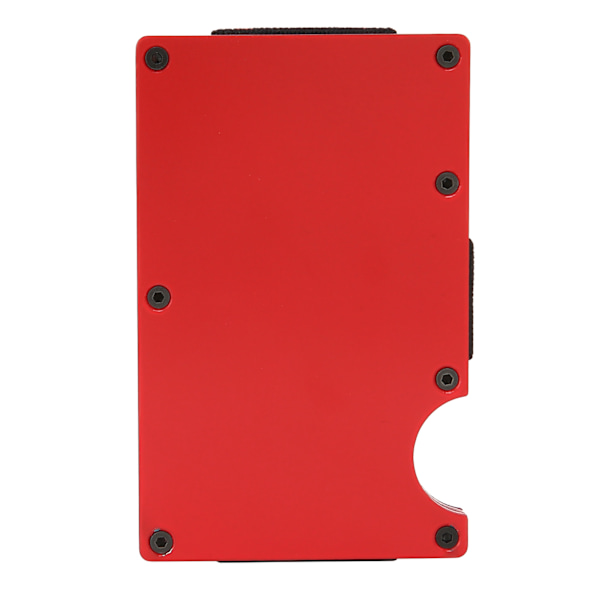 Visitkort Etui Bærbar Visitkortholder Mode Rustfrit Stål Kort Box Tegnebog GaveRød X-11#A