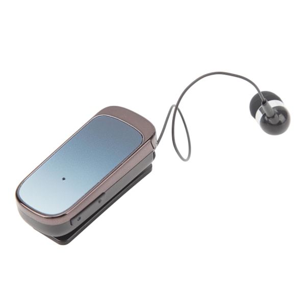 Infällbara trådlösa hörlurar Bluetooth5.2 hörlurar Clip On Earpiece Bekvämt headset för utomhussport körning Lutning Blå