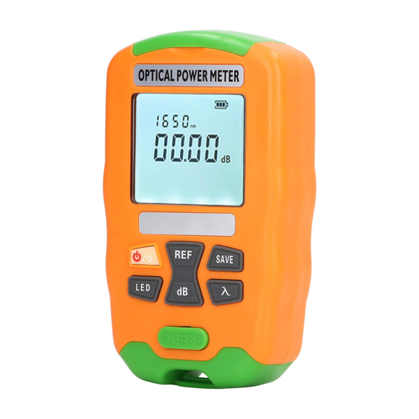 Mini optisk fiber-effektmåler-tester FC SC ST Universal Interface Sensitive -50 til +26dBm Orange