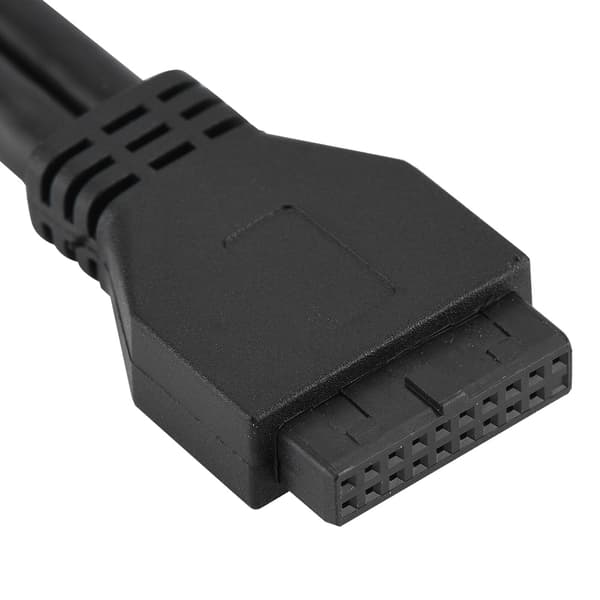 9PIn 19PIN til 2 * USB3.0 + 4 * USB2.0 6 Interface Metal Front Panel USB Hub