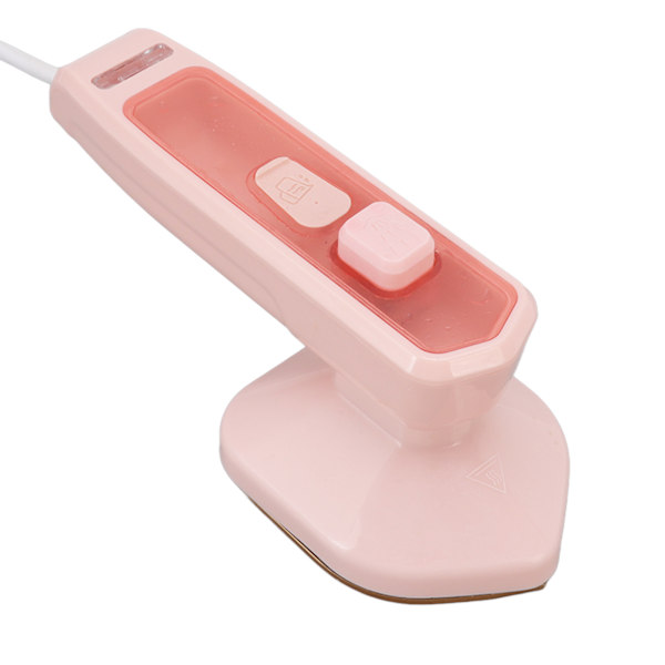 Mikro dampstrygejern håndholdt letvægts bærbar mini dampstrygejern EU-stik 220V til hjem rejse sovesal pink