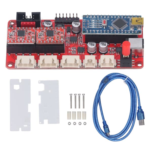 USB Laser Driver Dual Y-akser CNC-controller med USB til 5-bens T-hoved datakabel til udskiftning af GS13487
