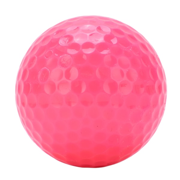 2 Layers Golf Flytende Ball Float Water Range Outdoor Sports Golf Practice Training BallsRosa