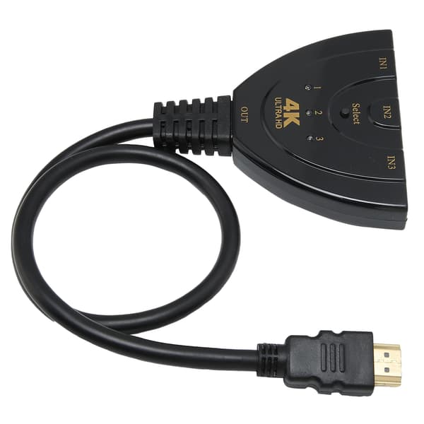 HDMI 4K Switch 3 In 1 Ut 4Kx2K Splitterkabel