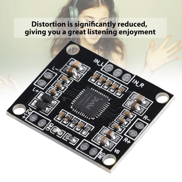 Klasse D 12V 15W Digital Audio Amplifier Board Amp Dual Channel Video Stereo Module