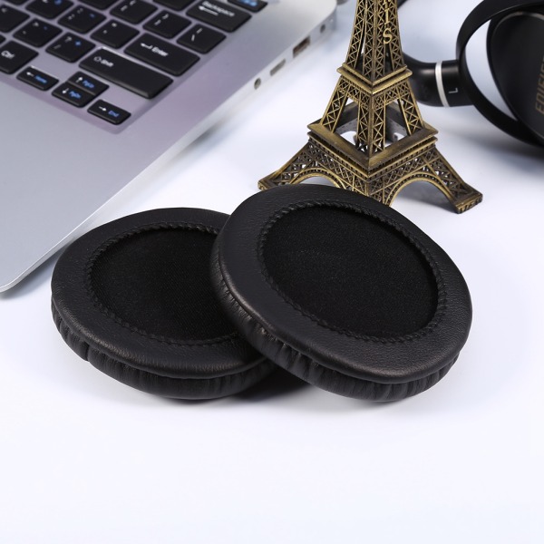 Mjuka utbytesöronkuddar Kudde PU-läder Mjukt skumheadset för Sony MDr V700DJ V500DJ