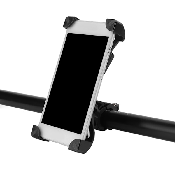 3,5-7 tommer cykel telefonholder 360 grader roterende justerbar cykel mobiltelefon support stand sort