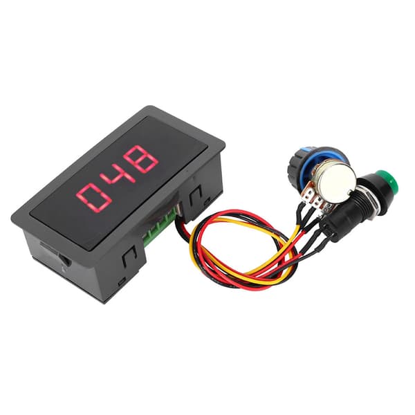 CCM5D Digital PWM DC Display Motorregulator 6V 12V 24V Justerbar Trinnløs Hastighetskontroller