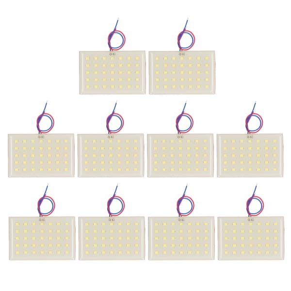 10 stk. SMD LED Lampe Pære Board Panel 5W 3.2V 3.7V til Søjle Plænelampe Elektron Komponent