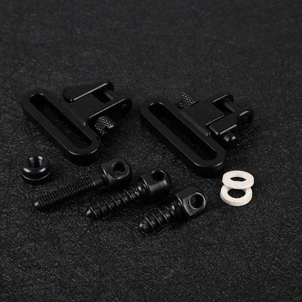 QD Sling Swivels Höghållfast stål 2 Snabba löstagbara Sling Swivels Tri Lock System-fäste med 3 delar Sling Swivel Dubbar