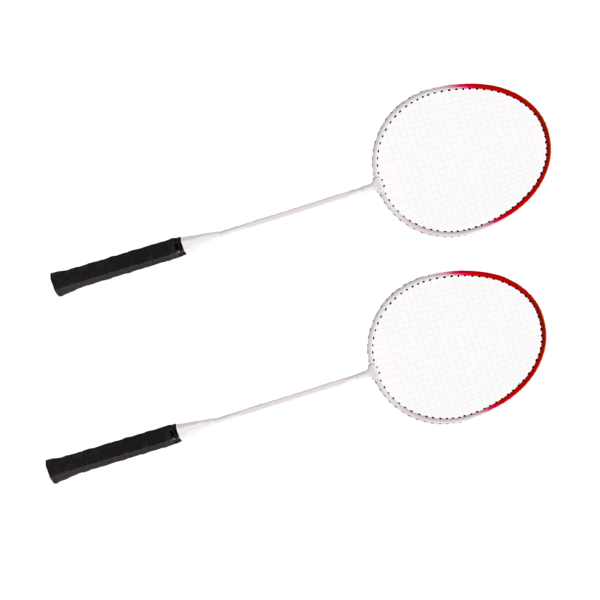 2 Stk Badmintonketcher Legering Ultralet Sportstilbehør til Træningskonkurrence Rød