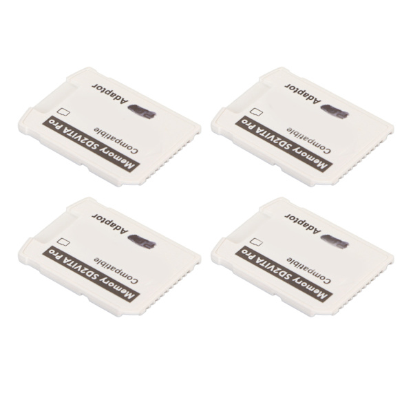 4 stk SD2Vita 5.0 Memory Card Adapter Professionel Standard SD2Vita Memory Card Converter til PSV Vita 1000 2000 til PS TV