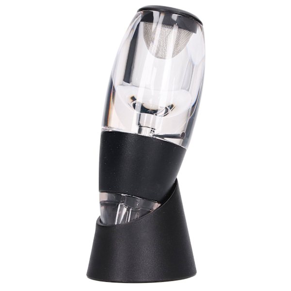 Vinaerator i hållbar plast, Bernoulli-princip, enkel att använda och rengöra, förbättrar smaken, vinaerator