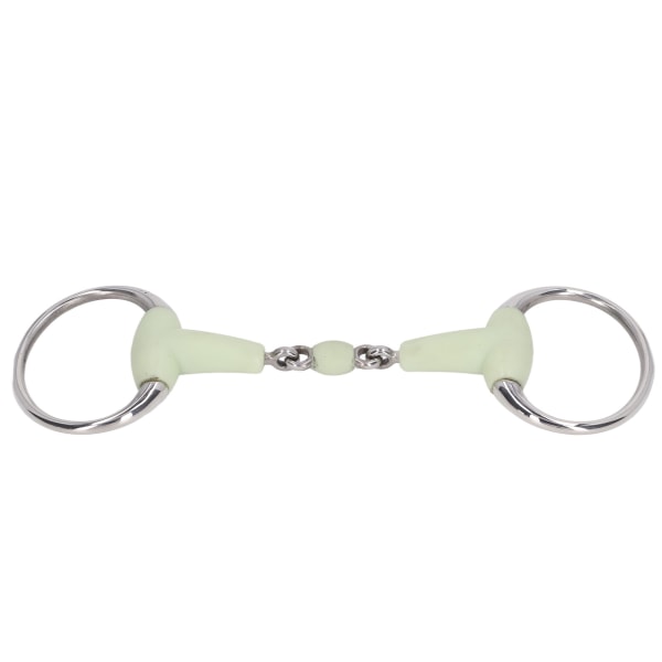 Hest Snaffle Bid i Rustfrit Stål - Hest Snaffle Rulle Haveavl Mundbid til 125mm Heste Mund