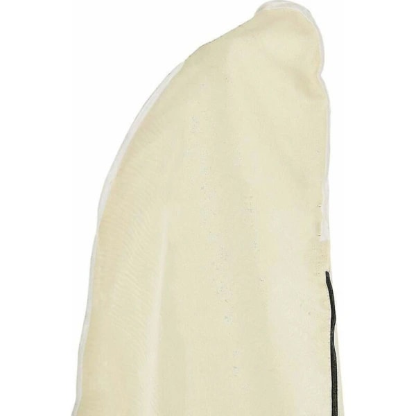Vedenpitävä cover ulokevarjolle vetoketjulla ja kiristysnyörillä Oxford-kangas, vedenpitävä PVC-pinnoite Beige 265 30/50/40 cm (FMY)