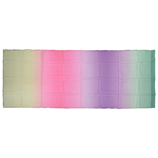 1x2,7m Gradient Fönstergas Voile Gardiner Moderna Tulle Gardiner för Sovrum Lekrum Nedre Bönpasta