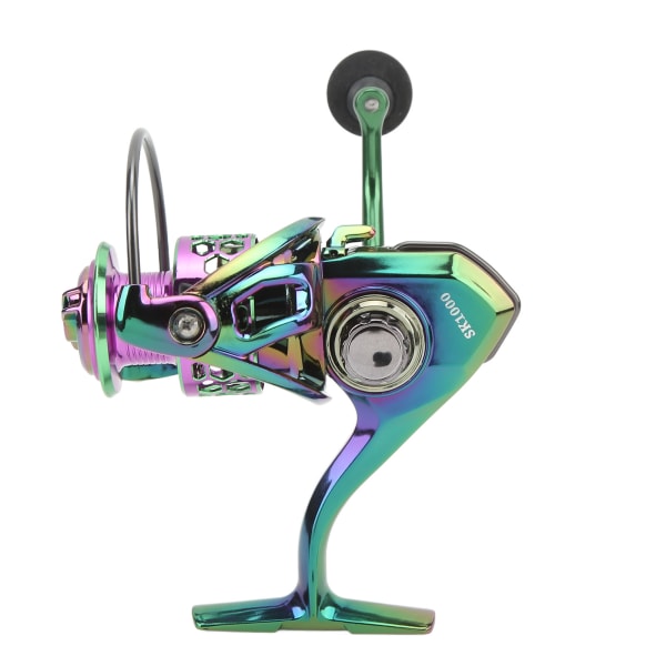 Lure Spinning Reel Metal Spinning Fishing Wheel Gapless 5.0:1 Hastighetsforhold fiskesnelle for ferskvann saltvann SK1000