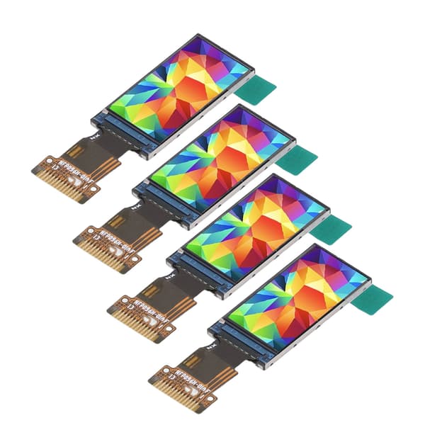 4 stk. 0,96in TFT Farveskærm SPI Interface ST7735S Drev IPS Display Modul 80x160 Svejsning Montering