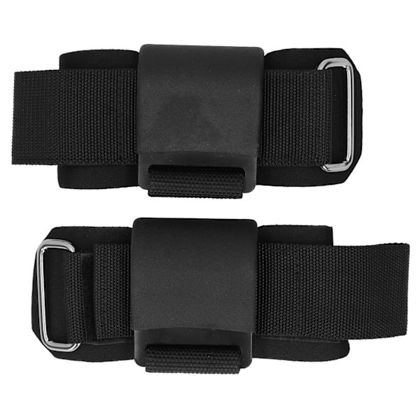 2 stk Fitness Vægtløftekrog NonSlip PullUps Power Lifting Grips Håndledsstropper