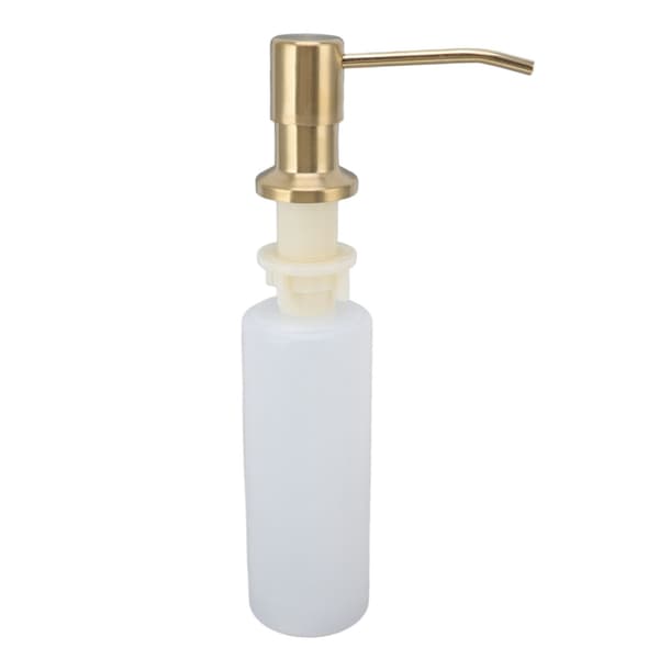 300 ml køkkenvask sæbedispenser rustfrit stål 360° rotation multifunktionel sæbedispenser til køkken guld