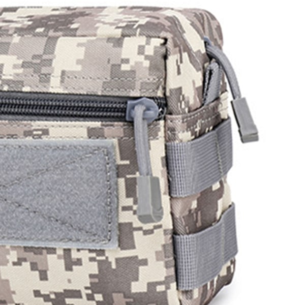 Midjeväsk Fanny Pack för Utomhussporter Multifunktionell Vandring Fiske Medicinsk Midjeväsk ACU Camo