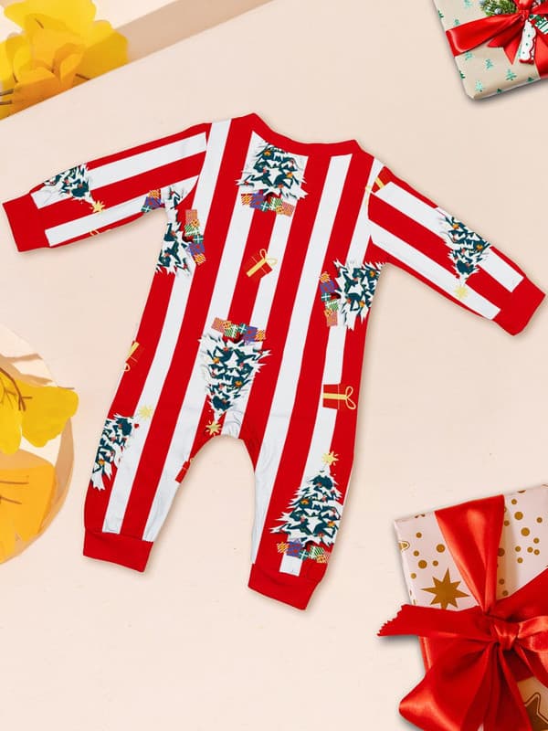 Julepyjamas for familien, matchende sett for barn Kid 4