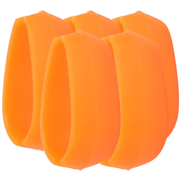 5 stk. Inline Method Feeder Agnform Silikon God Elastisitet Ikke-giftig Fiskeutstyr (Oransje)